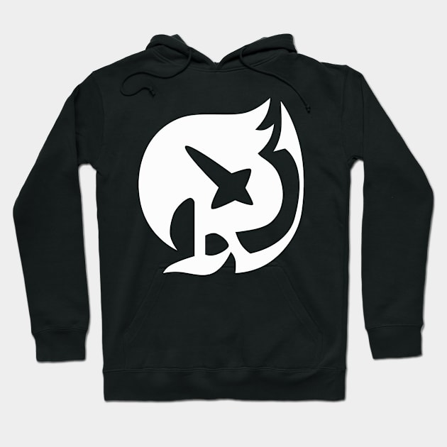 Raven Tail Symbol Hoodie by songolas